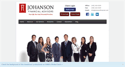Desktop Screenshot of johansonfinancial.com